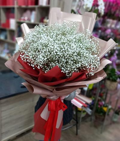 Букет цветов из: Гипсофила в Ангарске