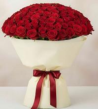 Букет 101 Красная роза Милано в Ангарске