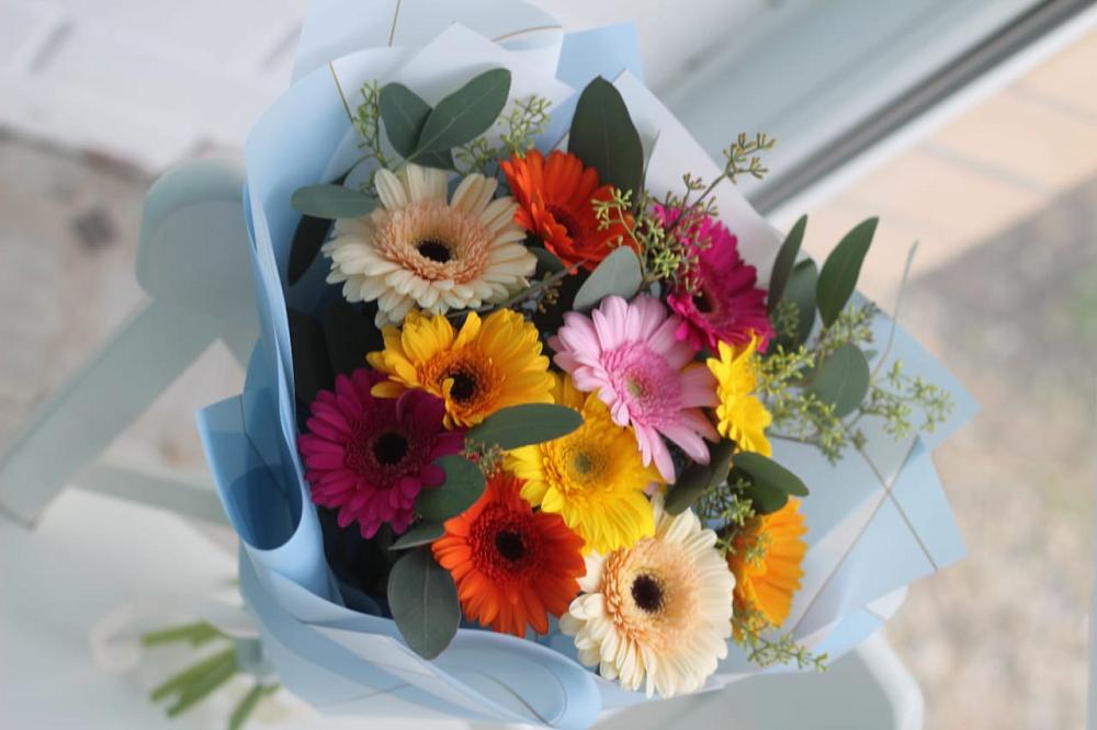 Букет цветов из: Герберы в Ангарске