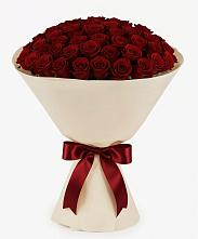 Букет 101 Бордовая роза Блэк Бакарра в Ангарске