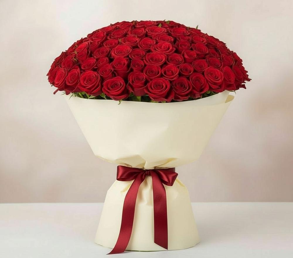 101 Красная роза Милано в Ангарске Букет 101 Красная роза Милано в Ангарске