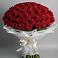 Букет 101 Красная роза Блэк Мэджик в Ангарске