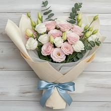 Букет цветов из:  Лизиантусы #REPLACE_PRED# Ангарске
