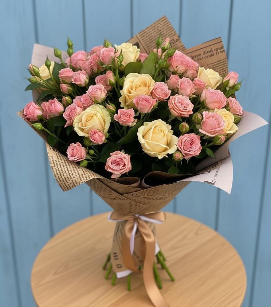 Букет варенье из роз в Ангарске Букет цветов из: Розы в Ангарске