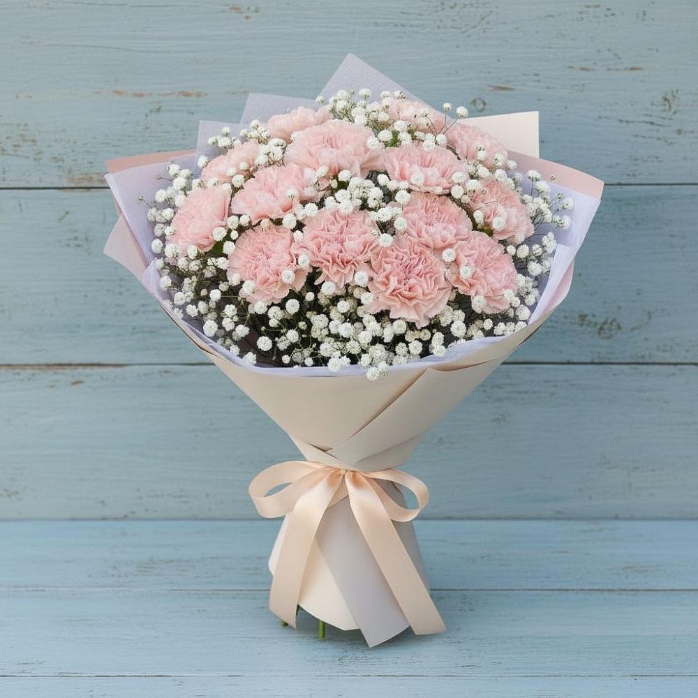 Букет цветов из: Гвоздики в Ангарске