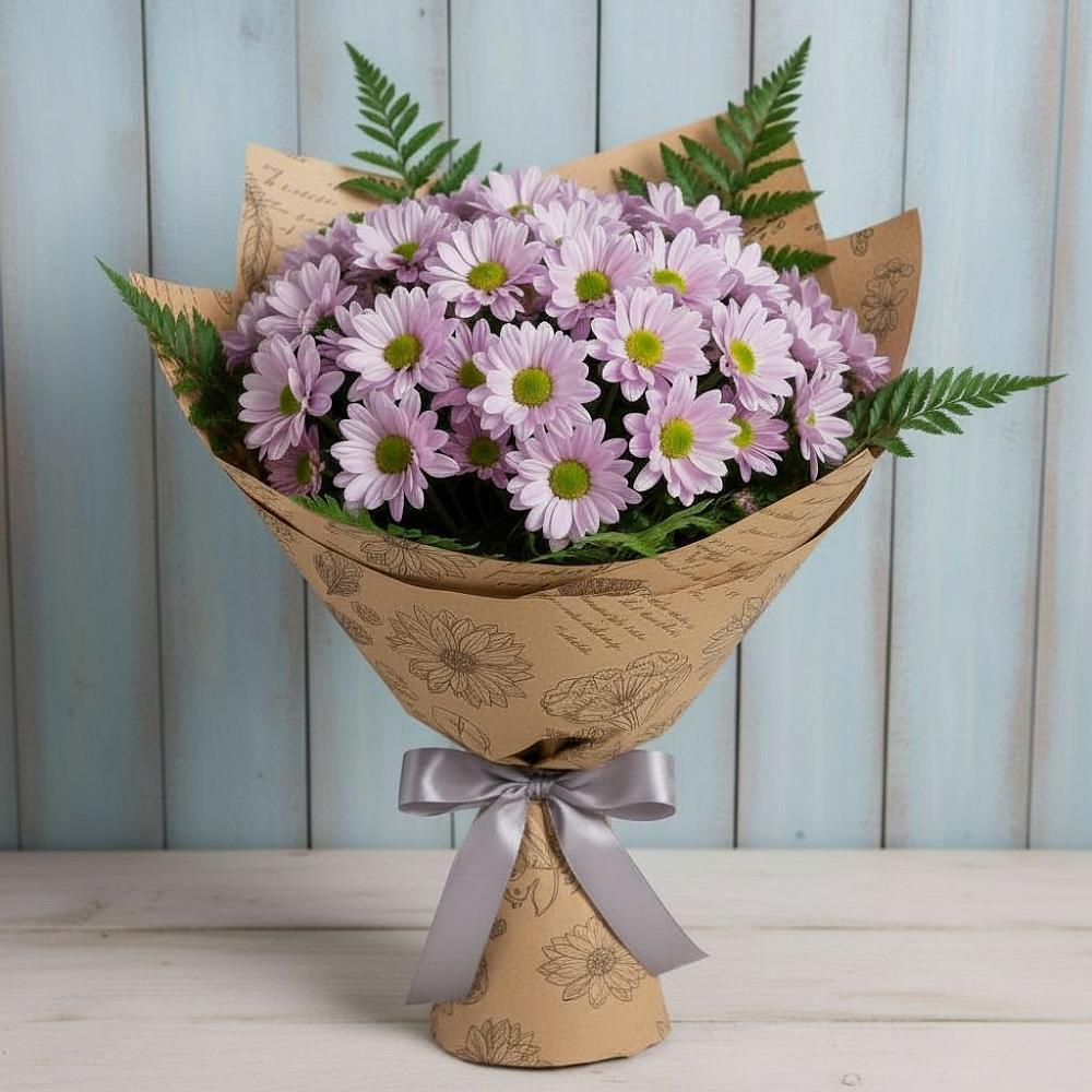 Букет цветов из: Хризантемы в Ангарске