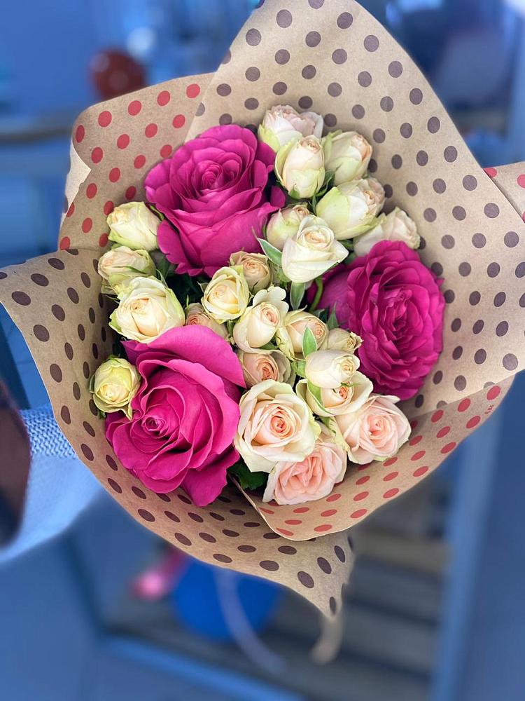 Букет ласковый взгляд в Ангарске Букет цветов из: Розы в Ангарске