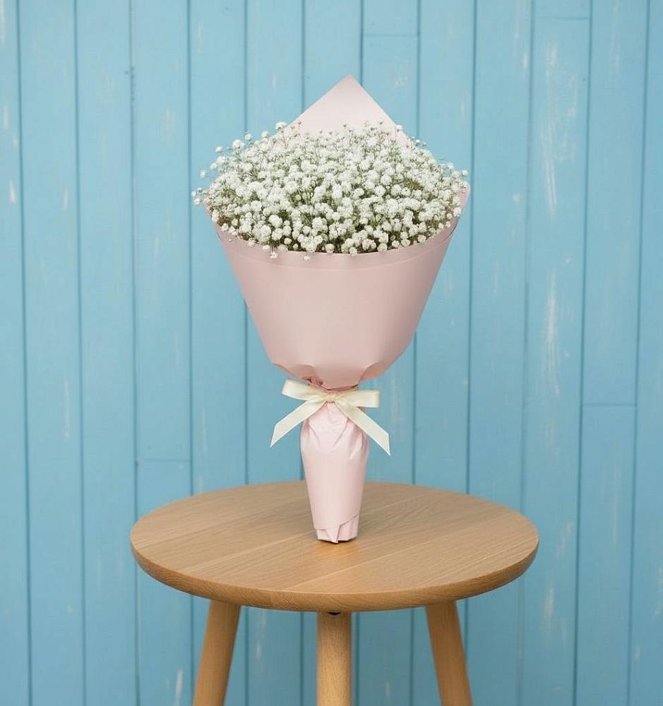 Букет Воздушное настроение в Ангарске Букет цветов из: Гипсофила в Ангарске