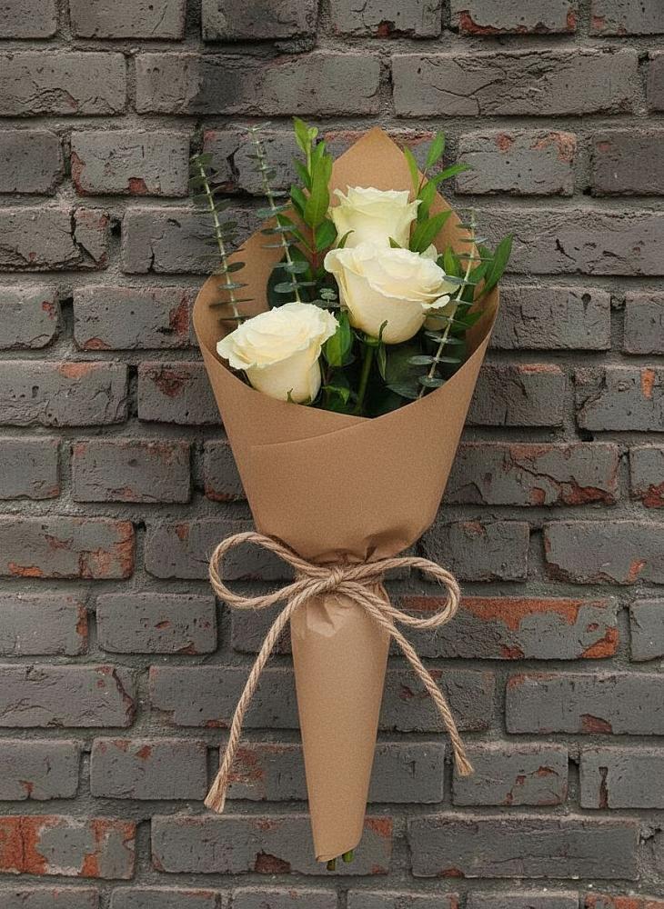 Букет из 3 роз в Ангарске Букет цветов из: Розы в Ангарске