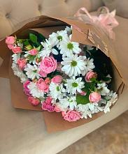 Букет цветов из:  Розы и Хризантемы #REPLACE_PRED# Ангарске
