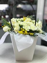 Цветочная композиция из Розы  в Ангарске