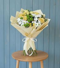 Букет Луч солнца #REPLACE_PRED# Ангарске Букет цветов из:  Хризантемы и Розы #REPLACE_PRED# Ангарске