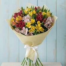 Букет Летние краски в Ангарске Букет цветов из:  Альстромерии в Ангарске